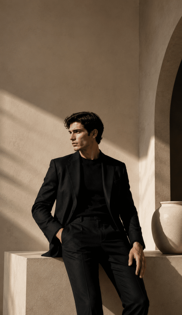 VELARÉ luxury fashion hero banner mobile version – timeless elegance